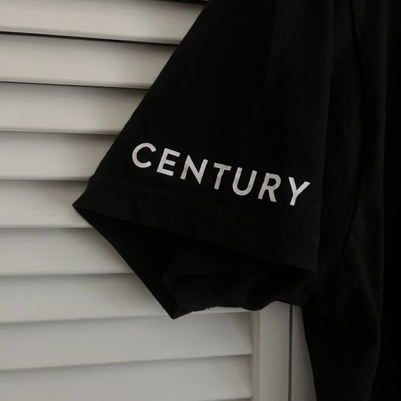 Peloton Century Club 100 short sleeve t shirt Black & White adult medium rare - Picture 4 of 12